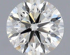 Diamante Naturale Taglio Brillante 0.5ct VG/EX/EX H VVS2 - IGI - 4.97x5.0x3.18mm