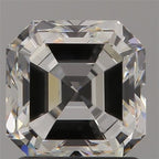 Diamante Naturale Taglio Asscher 1.46ct EX/EX E VS1 - GIA - 6.37x6.26x4.43mm