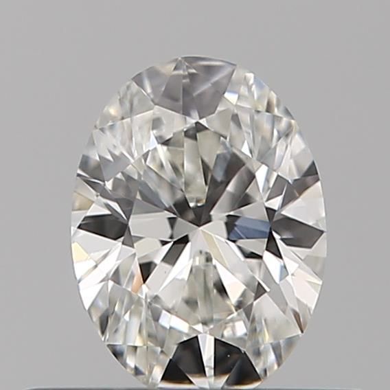 Diamante Naturale Taglio Ovale 0.33ct VG/EX F VVS2 - IGI - 5.37x3.96x2.47mm