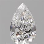 Diamante Naturale Taglio Goccia 0.5ct VG/VG D VVS1 - GIA - 7.09x4.36x2.71mm