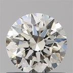 Diamante Naturale Taglio Brillante 0.61ct 3EX H VVS2 - IGI - 5.35x5.38x3.4mm
