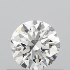 Diamante Naturale Taglio Brillante 0.5ct VG/VG/EX H VS2 - GIA - 5.02x5.08x3.15mm