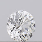 Diamante Taglio Brillante 0.18ct EX/EX/VG H VS1 - GIA - 3.62x3.64x2.26mm