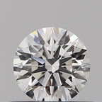 Diamante Naturale Taglio Brillante 0.37ct 3EX E IF - GIA - 4.58x4.55x2.87mm