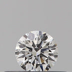 Diamante Naturale Taglio Brillante 0.18ct 3EX F VVS2 - GIA - 3.62x3.6x2.24mm