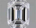 Diamante Naturale Taglio Smeraldo 0.53ct VG/EX D VS2 - GIA - 5.15x3.9x2.69mm