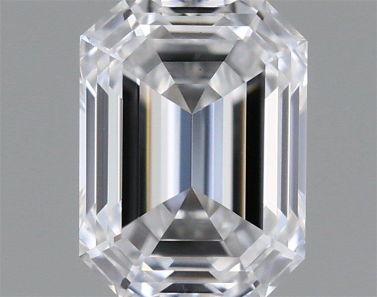 Diamante Naturale Taglio Smeraldo 0.53ct VG/EX D VS2 - GIA - 5.15x3.9x2.69mm