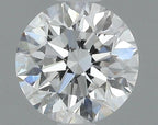 Diamante Naturale Taglio Brillante 0.61ct 3EX D IF - GIA - 5.41x5.37x3.41mm