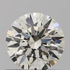 Diamante Naturale Taglio Brillante 0.5ct 3EX J VVS1 - IGI - 5.08x5.11x3.18mm