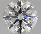 Diamante Naturale Taglio Brillante 1.57ct 3EX I VVS1 - GIA - 7.41x7.39x4.61mm