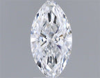 Diamante Naturale Taglio Marquise 0.18ct VG/VG E VVS1 - GIA - 5.77x2.89x1.86mm