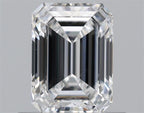 Diamante Naturale Taglio Smeraldo 0.72ct VG/EX D VVS2 - GIA - 5.97x4.33x2.92mm