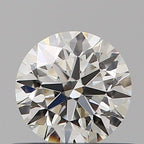 Diamante Naturale Taglio Brillante 0.45ct 3EX J VVS1 - GIA - 4.91x4.89x3.06mm
