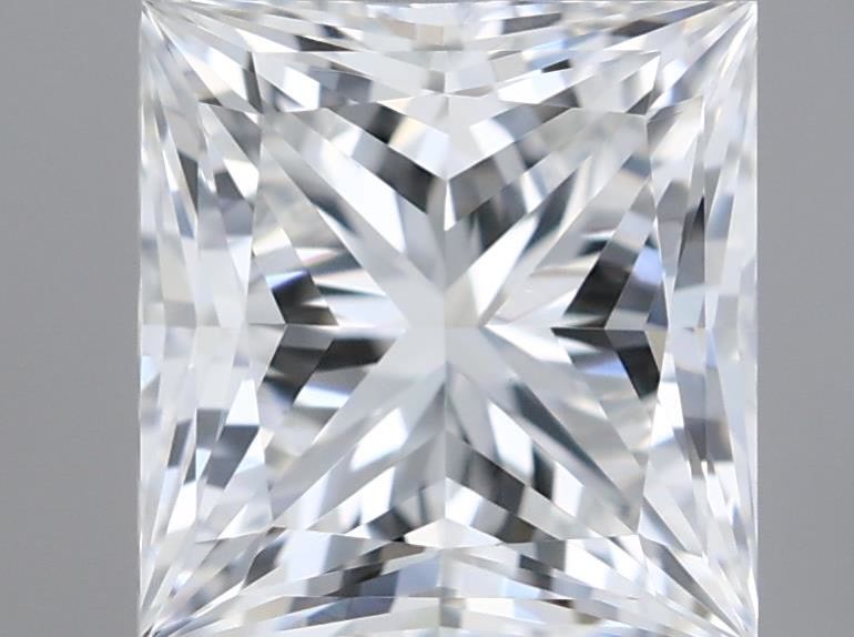 Diamante Naturale Taglio Princess 0.76ct G/VG F VVS2 - GIA - 5.01x4.76x3.62mm