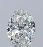 Diamante Naturale Taglio Ovale 0.61ct EX/EX G VVS1 - GIA - 6.89x4.82x2.95mm