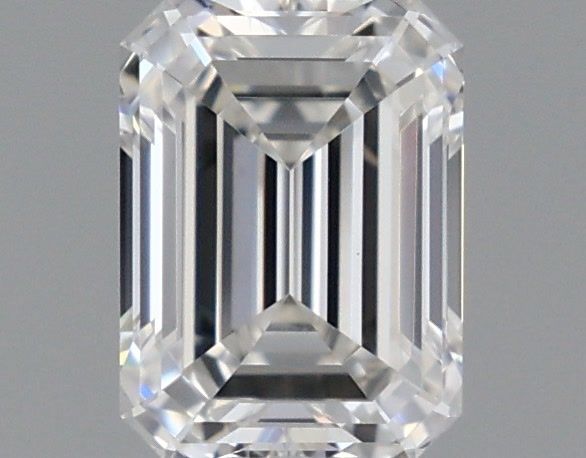 Diamante Naturale Taglio Smeraldo 0.41ct EX/EX H VVS1 - GIA - 4.88x3.58x2.46mm