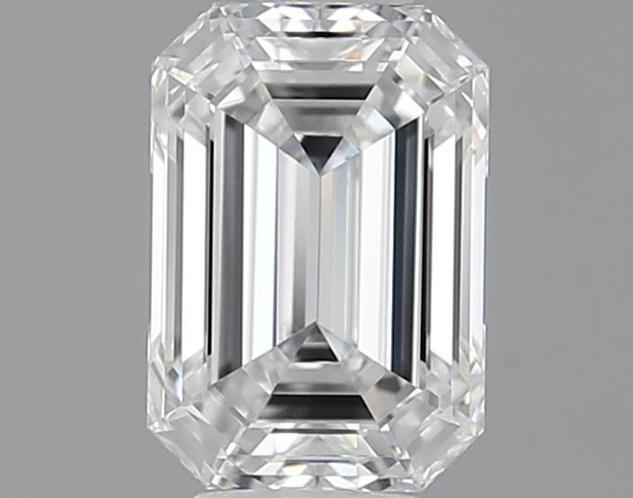 Diamante Naturale Taglio Smeraldo 0.6ct VG/EX E VVS1 - GIA - 5.7x3.95x2.71mm