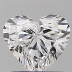 Diamante Naturale Taglio Cuore 0.9ct VG/EX D VVS2 - GIA - 6.18x6.77x3.84mm