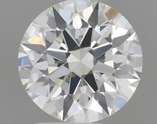 Diamante Naturale Taglio Brillante 0.23ct 3EX J IF - GIA - 3.96x3.99x2.45mm