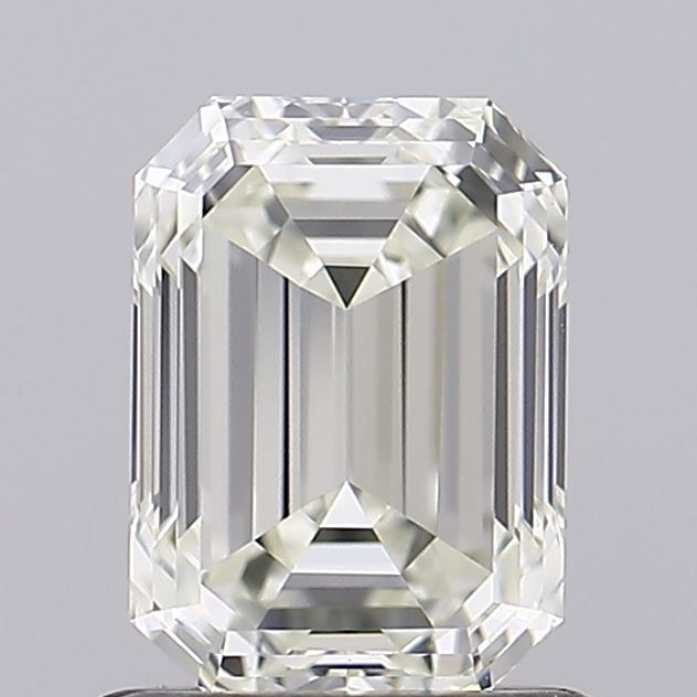 Diamante Naturale Taglio Smeraldo 1.01ct VG/EX J IF - IGI - 6.59x4.74x3.29mm