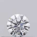 Diamante Taglio Brillante 0.18ct EX/EX/VG D VVS2 - GIA - 3.59x3.61x2.27mm