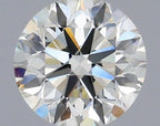 Diamante Naturale Taglio Brillante 0.95ct 3EX J VVS2 - IGI - 6.12x6.19x3.91mm