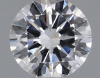 Diamante Taglio Brillante 0.18ct VG/EX/EX E VVS1 - GIA - 3.7x3.73x2.15mm