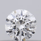 Diamante Taglio Brillante 0.18ct EX/VG/VG D VVS2 - GIA - 3.66x3.68x2.23mm