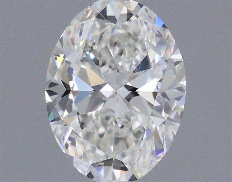 Diamante Naturale Taglio Ovale 0.76ct VG/VG H VVS1 - GIA - 6.84x5.12x3.25mm