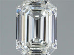 Diamante Naturale Taglio Smeraldo 0.82ct EX/EX J IF - GIA - 6.27x4.44x2.9mm