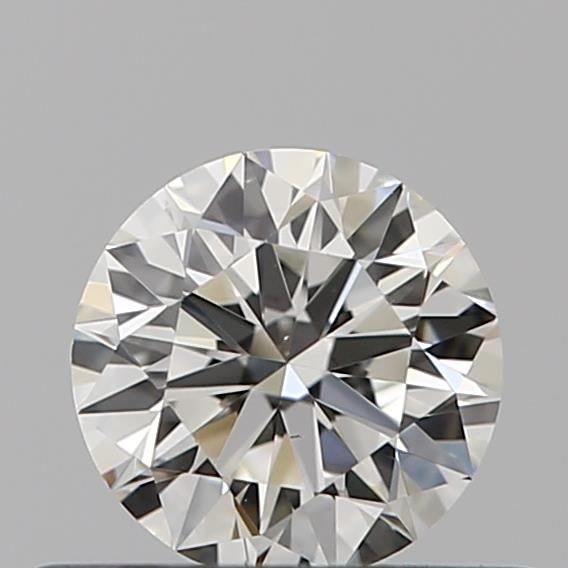 Diamante Naturale Taglio Brillante 0.37ct 3EX J VS2 - GIA - 4.63x4.6x2.82mm