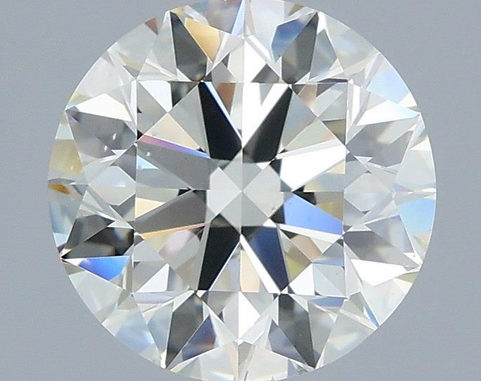 Diamante Naturale Taglio Brillante 1.8ct 3EX J VS2 - IGI - 7.66x7.73x4.81mm