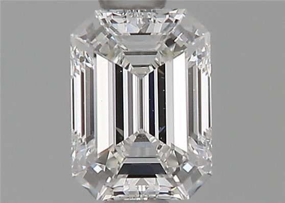 Diamante Naturale Taglio Smeraldo 0.61ct EX/EX E VVS1 - GIA - 5.88x4.29x2.72mm
