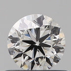 Diamante Naturale Taglio Brillante 0.5ct G/VG/EX G VVS1 - IGI - 4.91x4.97x3.18mm