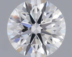 Diamante Naturale Taglio Brillante 0.5ct 3EX F VVS2 - IGI - 5.03x5.07x3.17mm