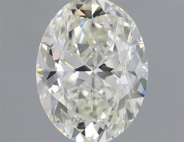 Diamante Naturale Taglio Ovale 0.6ct VG/VG J VS2 - GIA - 6.14x4.66x3.08mm