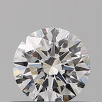 Diamante Naturale Taglio Brillante 0.37ct 3EX E VS2 - GIA - 4.6x4.58x2.83mm