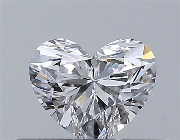 Diamante Naturale Taglio Cuore 0.3ct EX/EX D VVS1 - GIA - 3.95x4.64x2.83mm