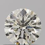 Diamante Naturale Taglio Brillante 0.5ct 3EX J VVS1 - IGI - 5.0x5.04x3.17mm