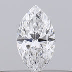 Diamante Naturale Taglio Marquise 0.19ct G/VG D VVS2 - GIA - 5.47x3.02x1.95mm