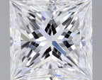 Diamante Naturale Taglio Princess 0.74ct VG/EX D IF - GIA - 5.08x5.0x3.62mm