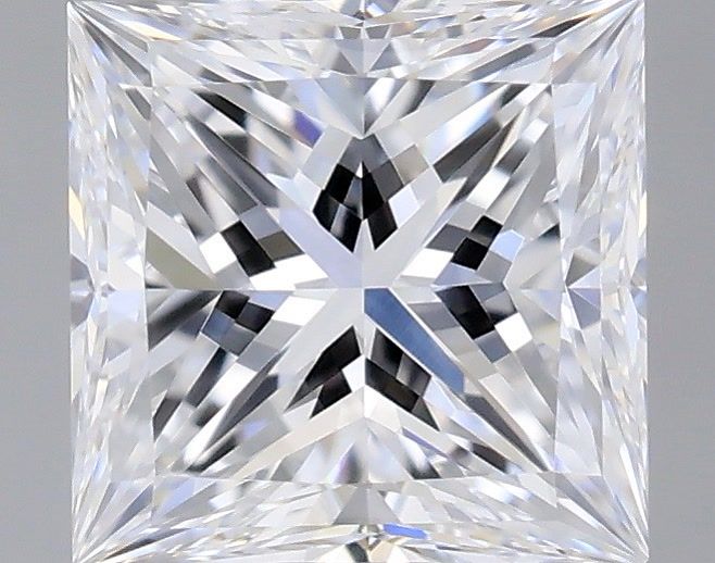 Diamante Naturale Taglio Princess 0.74ct VG/EX D IF - GIA - 5.08x5.0x3.62mm