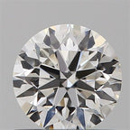 Diamante Naturale Taglio Brillante 0.6ct 3EX F VS2 - GIA - 5.4x5.37x3.37mm