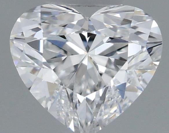 Diamante Naturale Taglio Cuore 0.5ct EX/VG D VVS1 - GIA - 4.83x5.46x3.27mm