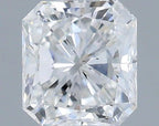 Diamante Naturale Taglio Radiant 0.5ct G/VG F VS2 - GIA - 4.83x4.39x2.97mm