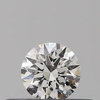 Diamante Naturale Taglio Brillante 0.18ct 3EX F VVS2 - GIA - 3.64x3.62x2.27mm
