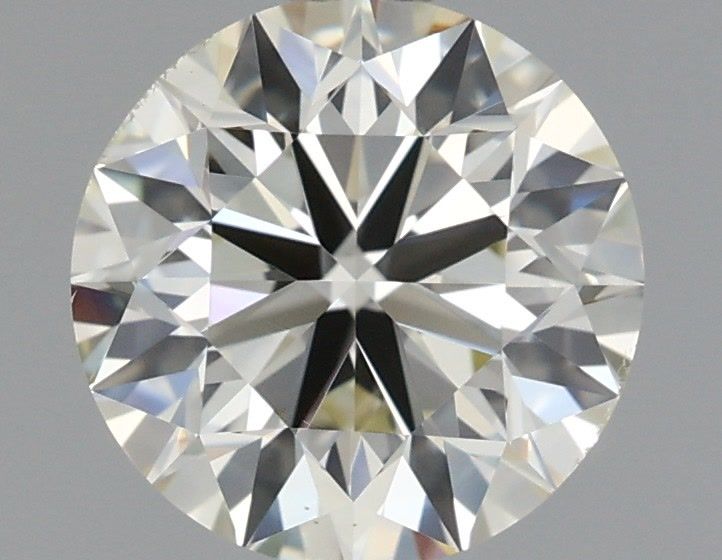 Diamante Naturale Taglio Brillante 1.37ct 3EX J VS2 - IGI - 6.96x7.03x4.43mm
