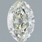 Diamante Naturale Taglio Ovale 1ct VG/EX J VVS1 - IGI - 7.91x5.15x2.86mm