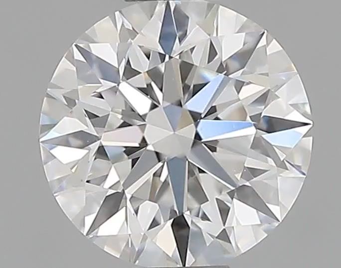 Diamante Naturale Taglio Brillante 0.6ct 3EX F VVS2 - GIA - 5.39x5.36x3.38mm
