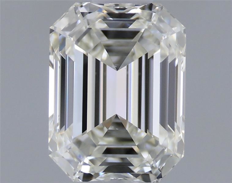 Diamante Naturale Taglio Smeraldo 0.8ct VG/EX J VS2 - GIA - 5.93x4.49x3.15mm